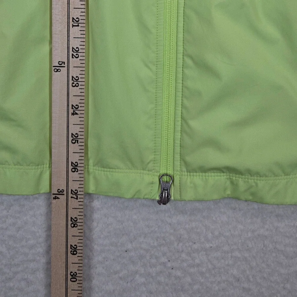 Zero Restriction Womens XL Short Sleeve Windbreaker Jacket Lime Green Golf Sport